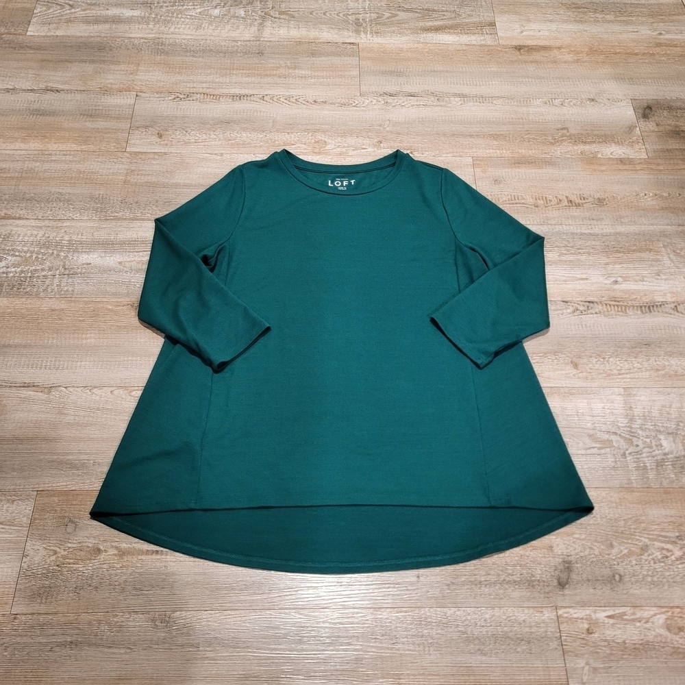 Ann Taylor LOFT Long Sleeve Tee Shirt Blouse Top Womens Size Medium